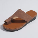 Load image into Gallery viewer, Leather Comfy Platform Sandal
