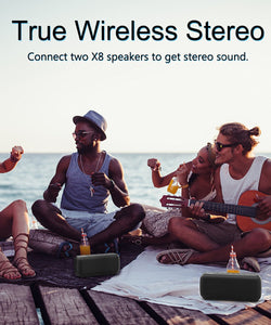 X8 60W Portable Waterproof Bluetooth Outdoor Speaker