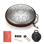 Load image into Gallery viewer, 14 Inch 15 Notes Steel Tongue Drum Kit
